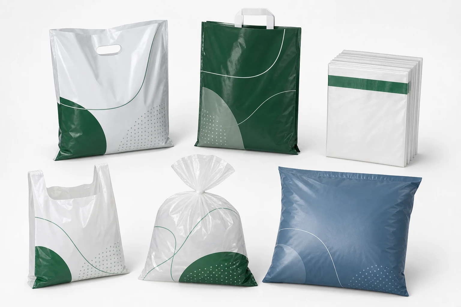 Soft loop, patch handle, wicket, atlet, tavuk ve kargo poşeti tipleri